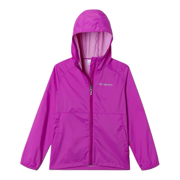 Columbia Switchback Rain Jacket, Purple Plum, Girls' XL, NWT - Picture 1 of 10